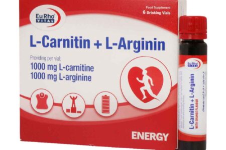 ویال خوراکی ال-کارنتین+ال-آرژنین EURHO VITAL